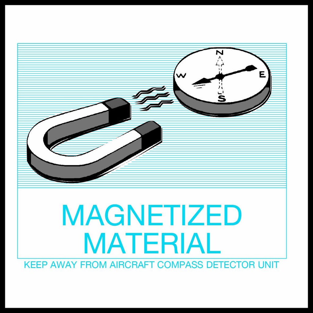 Magnetized Material etiket (polypropyleen op rol) 110 x 120 mm
