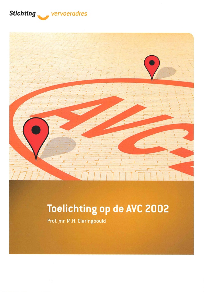 Handboek Toelichting AVC 2002