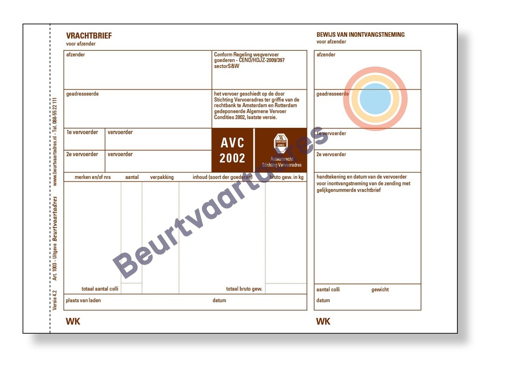 AVC 3-voud handmatig set met zijstrook Model AA