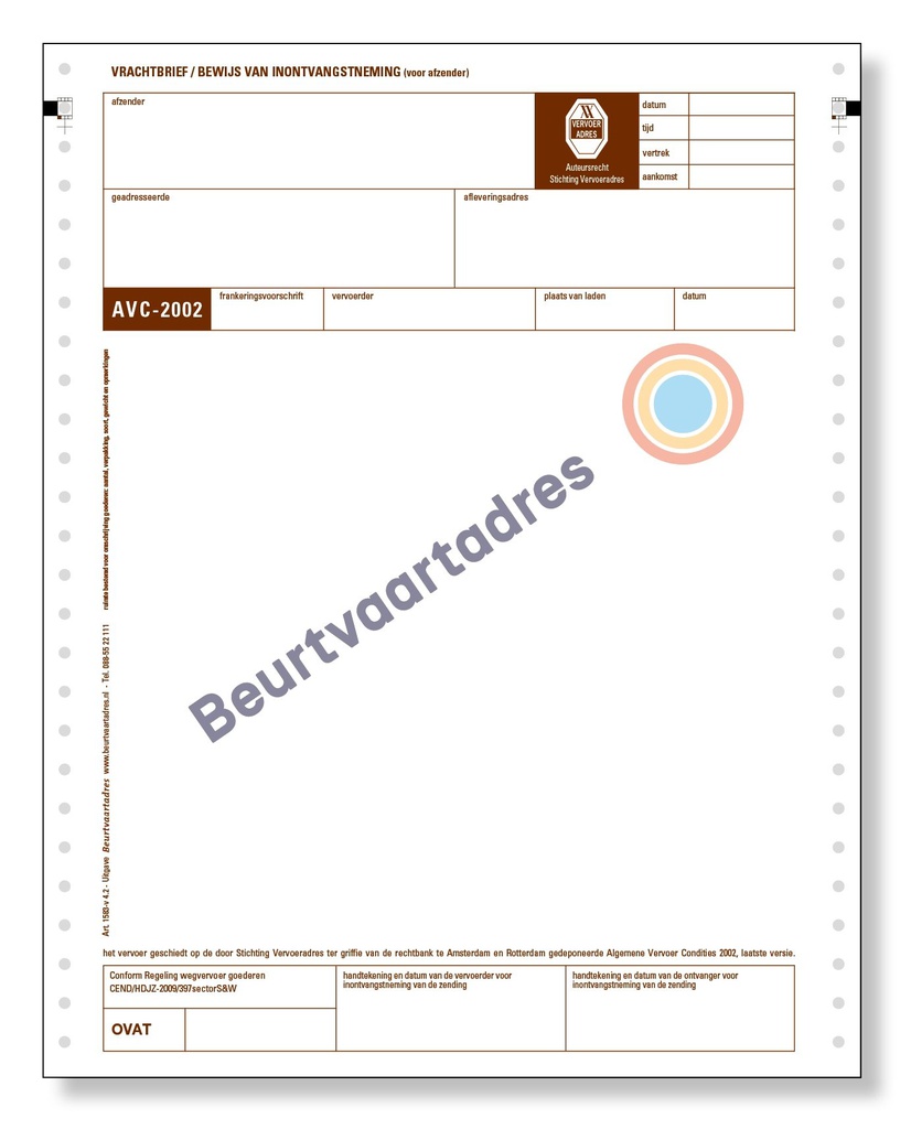 AVC 3-voud kettingformulier Model OVAT