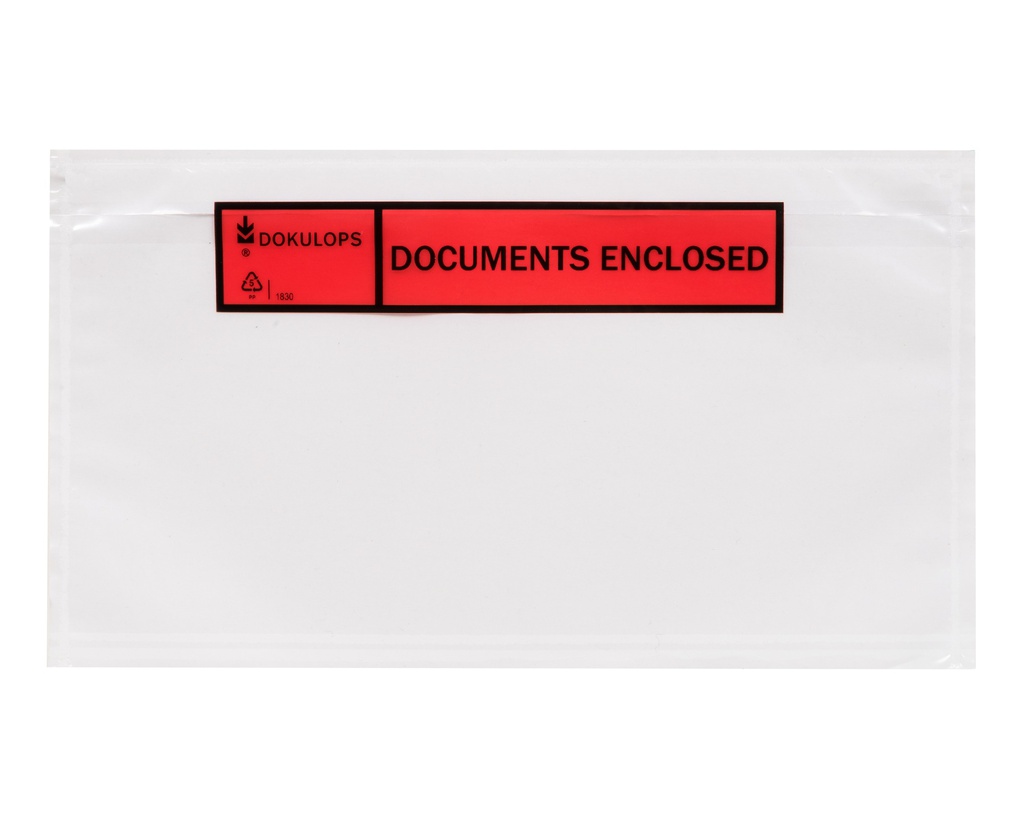 Dokulop Model A8 Documents Enclosed Inwendig formaat 220 x 115 mm