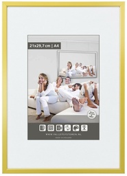 [82015] Goudkleurige lijst voor TLN oorkonde 30x40 met passe-partout