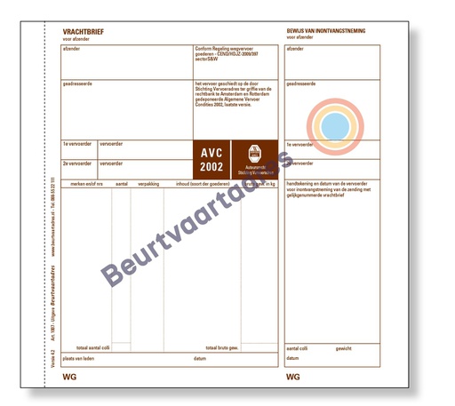 [1107] AVC 3-voud handmatige set met zijstrook Model C gepersonaliseerd