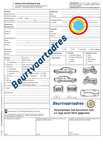 [2161] Berging gestrande voertuigen gepersonaliseerd