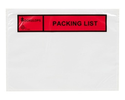 [2518] Dokulop Model A5 Packing List Inwendig formaat 220 x160 mm