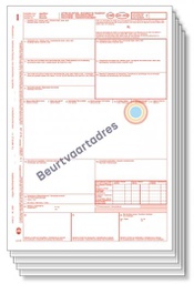 [3005] CMR 5-voud laser vrachtbrief niet zelfdoorschrijvend (volgorde 1,2,3,4,5)