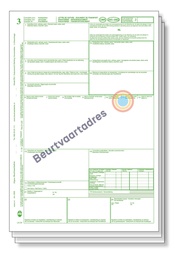 [3008] CMR 3-voud laser vrachtbrief (volgorde 3,2,1)