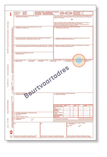 [3109] CMR 3-voud handmatige set gepersonaliseerd(volgorde 1,2,3)