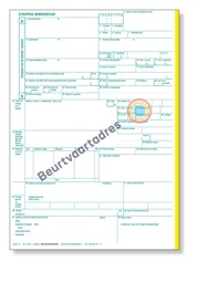 [3303] Enig douane document Blad 3 Laserprinter uitvoering