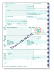 [3304] Enig douane document Blad 4 Laserprinter uitvoering