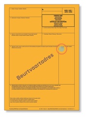 [3556] Certificaat van Oorsprong kopie 1-voud laser
